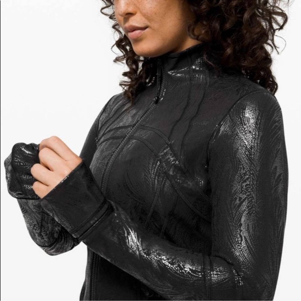 RARE ~ *SPECIAL EDITION* LULULEMON DEFINE JACKET - SHINE ACCLIMATIZE BLACK FOIL